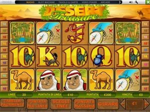 desert treasure slot machine gratis con bonus