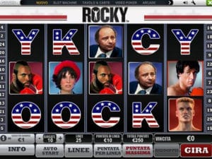 Rocky slot machine