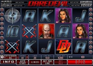 Daredevil slot machine