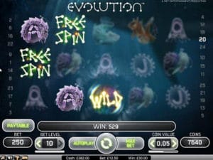 Evolution slot machine gratis con bonus