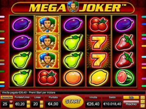 Mega Joker slot machine gratis con bonus