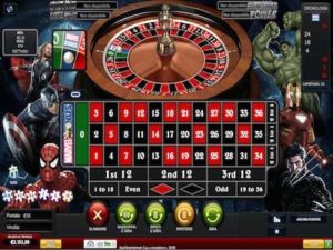 Marvel Roulette slot machine