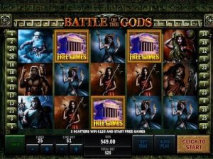 Battle of the Gods slot machine