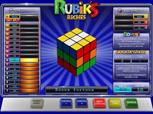Rubiks Riches Slot Machine