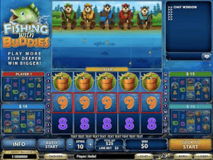 Fishing with buddies slot machine