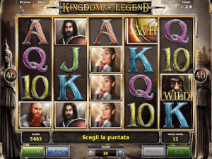 Kingdom of Legend slot machine