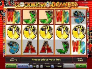 Clockwork Orange slot machine