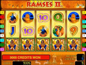 Ramses II slot machine