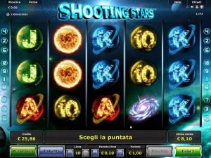 shooting stars slot machine