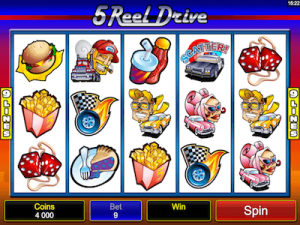 5 reel drive slot machine