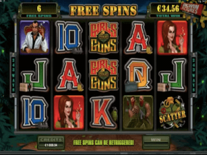 Girls with Guns slot machine