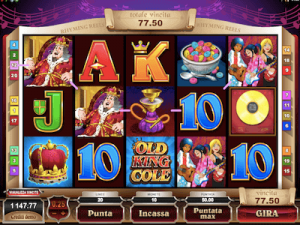 Rhyming Reels Old King Cole slot machine