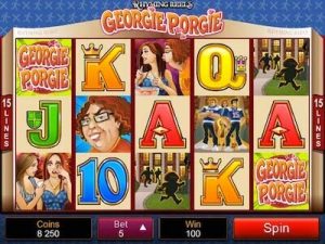 Georgie Porgie Rhyming Reel slot machine