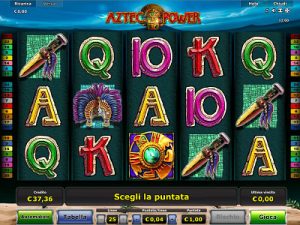 Aztec Power slot machine gratis con bonus