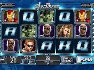 The Avengers slot machine