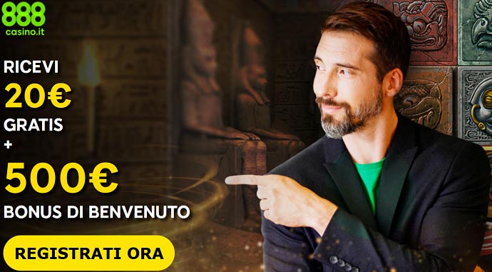 bonus 888casino, 20€ senza deposito