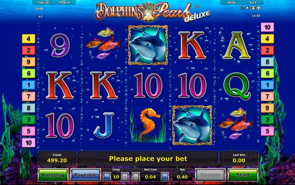 dettagli della slot dolphins Pearl Deluxe