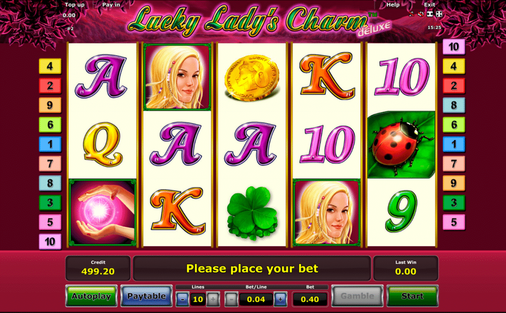 recensione di lucky lady's charm slot