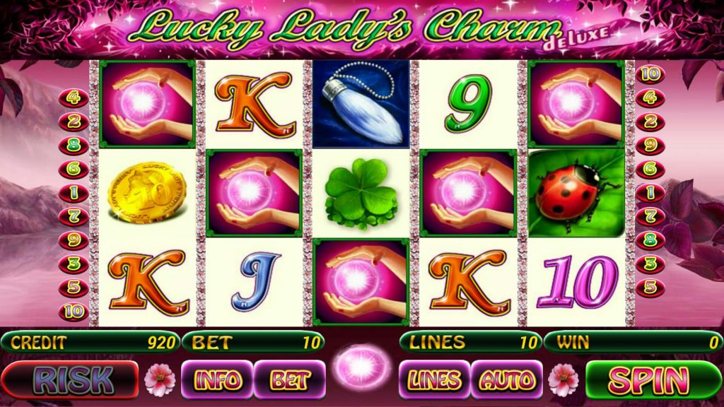 dettagli della slot lucky lady's charm