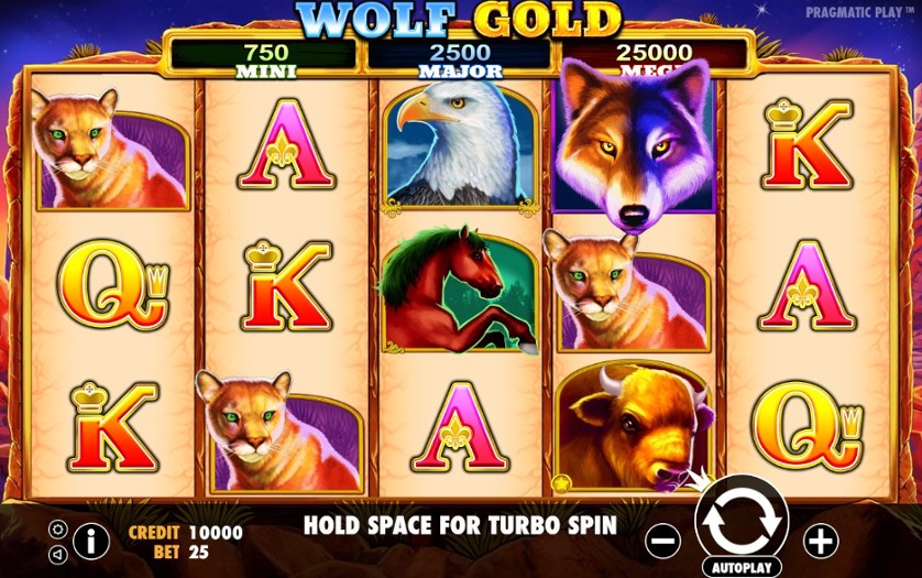 la slot wolf gold di pragmatic play