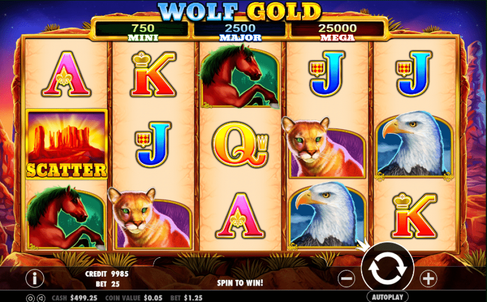 recensione wolf gold slot